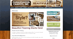 Desktop Screenshot of canandaiguacarpets.com